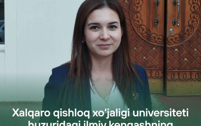 Xalqaro qishloq xo‘jaligi universiteti huzuridagi Ilmiy kengashning ikkinchi diplomi