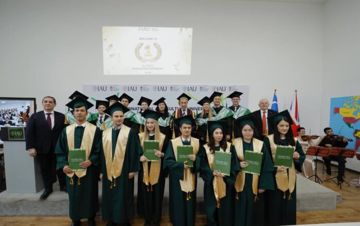 Master’s degree graduation ceremony at the International agriculture university