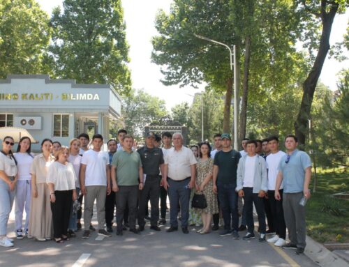 Students of the International Agriculture University Visit the Chirchiq Higher Tank Command Engineering School: A New Step Towards Patriotism and Interest in the Military Sphere