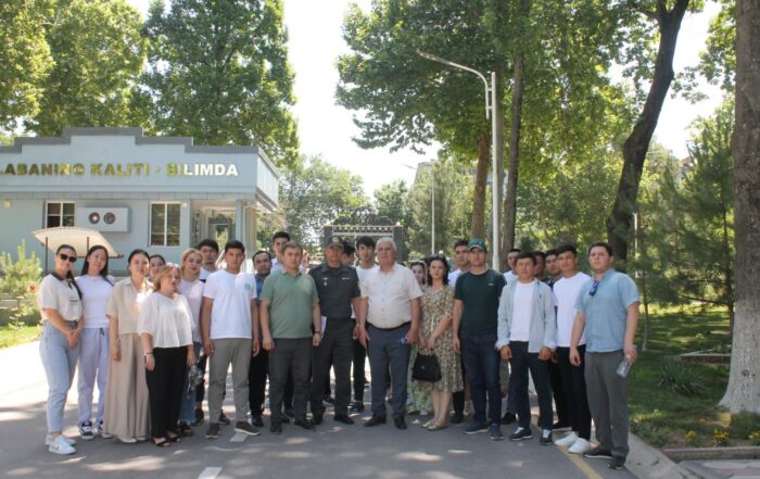 Students of the International Agriculture University Visit the Chirchiq Higher Tank Command Engineering School: A New Step Towards Patriotism and Interest in the Military Sphere