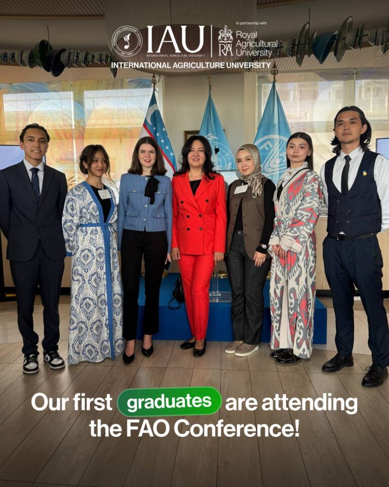 Our first graduates are attending the FAO Conference!