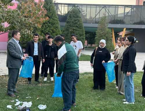 🌍💚 In honor of World Cleanup Day, an environmental cleanup event was held at the International Agriculture University under the slogan!